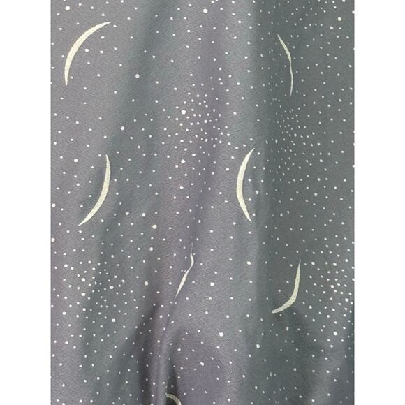 Vintage 80s Jenny Gray Moon Dot Blouson Dress Plus 24 - Picture 3 of 6